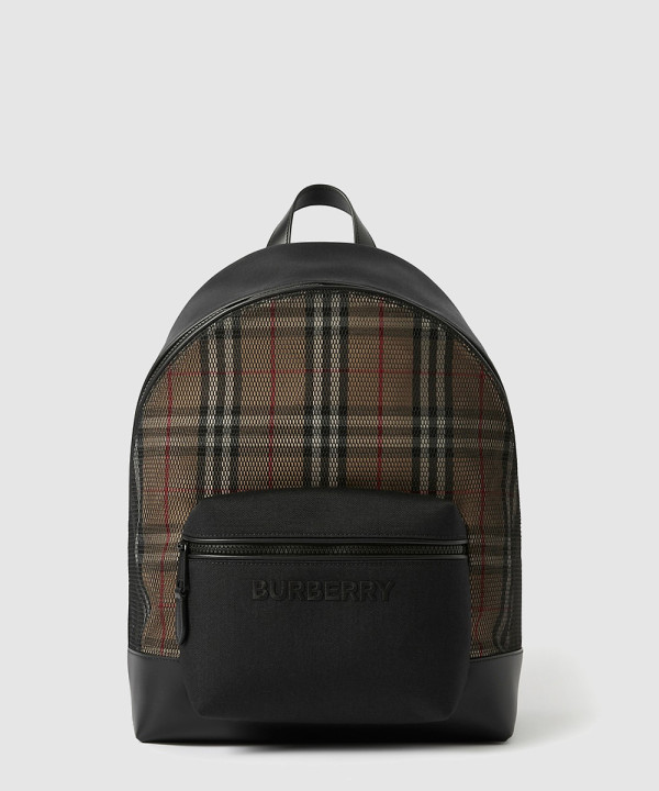 버버리 체크 백팩 80660971