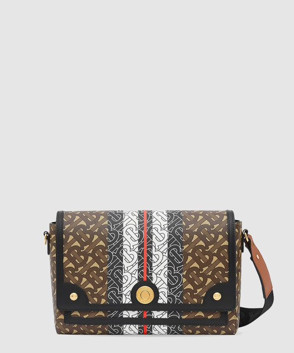 버버리 스트라이프 캔버스 크로스백 8031748