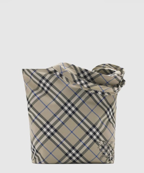 버버리 체크 토트백 80977191