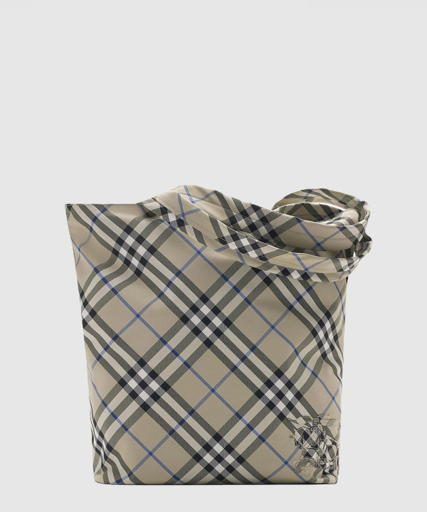 버버리 체크 토트백 80977191