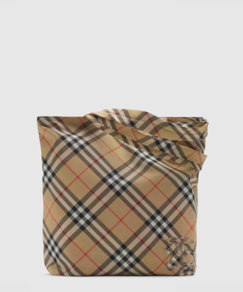버버리 체크 토트백 80977161