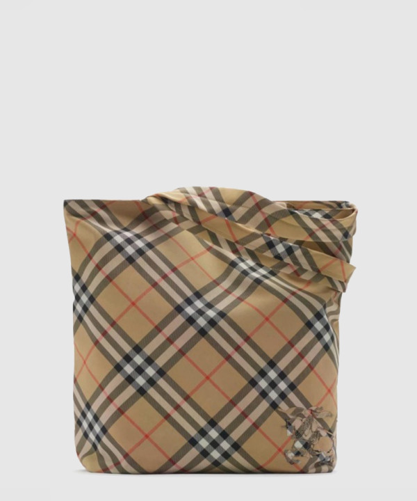 버버리 체크 토트백 80977161