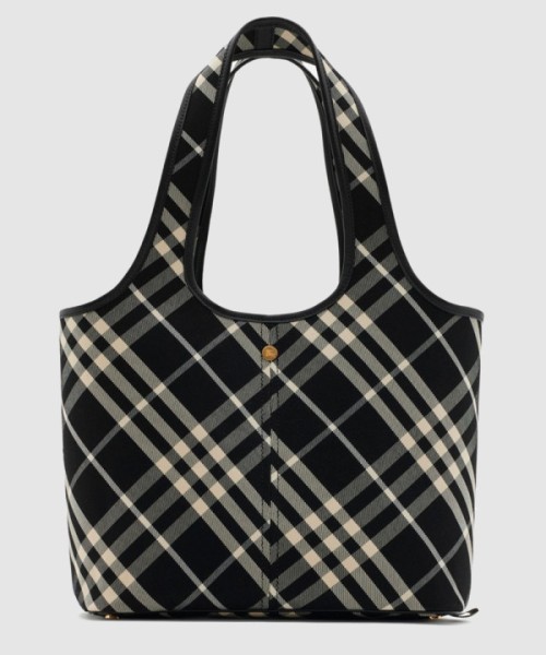 버버리 스몰 체크 토트백 80946861
