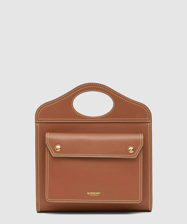 버버리 톱스티치 포켓백 미니 80147761