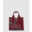 버버리 미니 체크 니트 토트 80930721