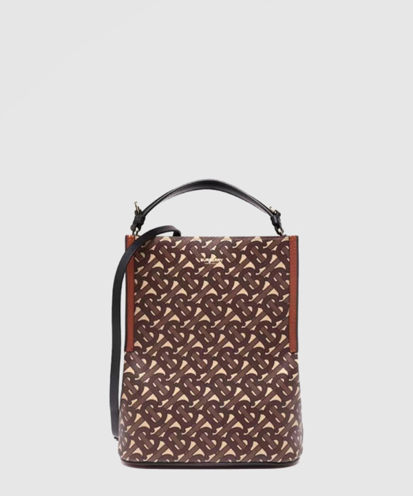 버버리 모노그램 E-캔버스 버킷백 스몰 80268251