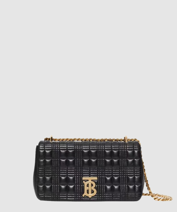 버버리 스몰 퀼팅 램스킨 롤라백 80214921