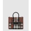 버버리 미니 체크 토트백 80696611