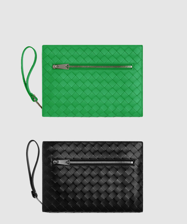 보테가베네타 스몰 인트레치아토 도큐먼트 케이스 693675
