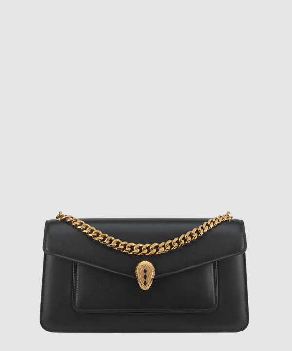 불가리 세르펜티 이스트 웨스트 맥시 체인 숄더백 292032