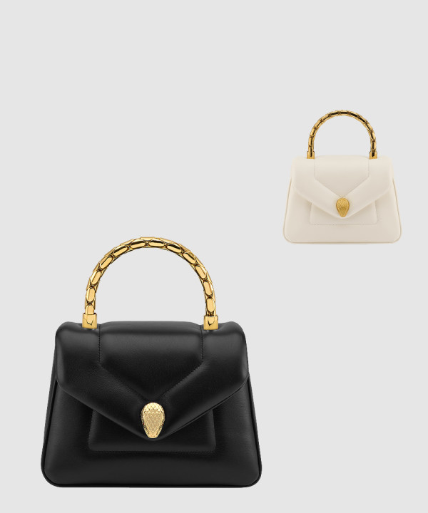 불가리 세르펜티 리버스 탑핸들백 292126