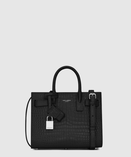 생로랑 엠보싱 크로커다일 가죽 소재 나노 데일리백 392035