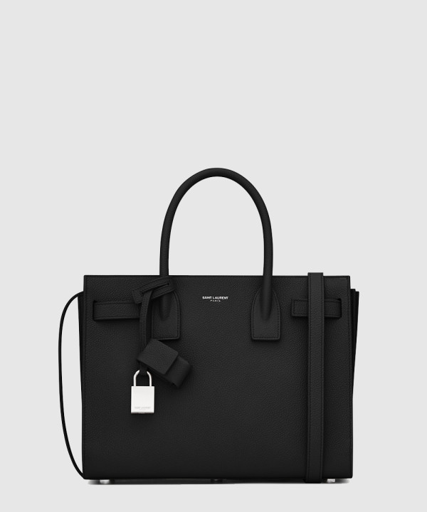 생로랑 그레인 가죽 소재 베이비 데일리백 421863