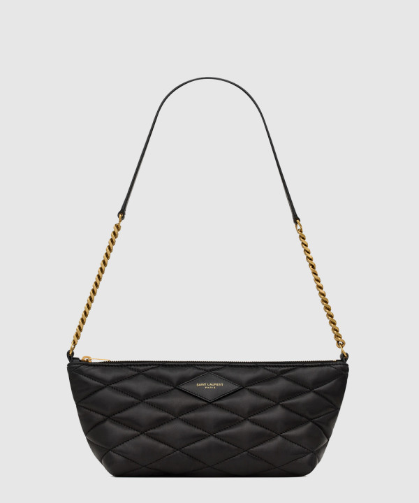 생로랑 퀼트 처리된 램스킨 소재의 지퍼 숄더백 755979