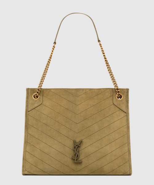 생로랑 스웨이드 소재의 NIKI 미디엄 쇼퍼백 577999