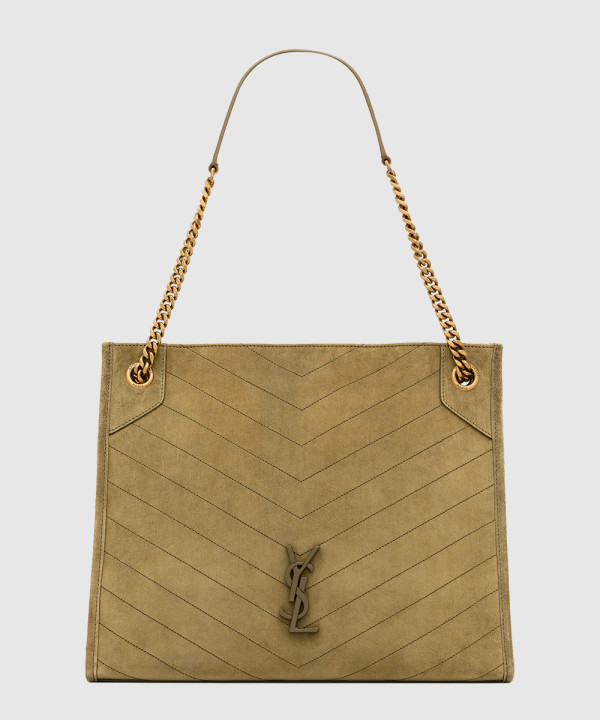 생로랑 스웨이드 소재의 NIKI 미디엄 쇼퍼백 577999