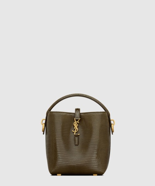 생로랑 유광 리자드 소재의 LE 37 미니백 765870