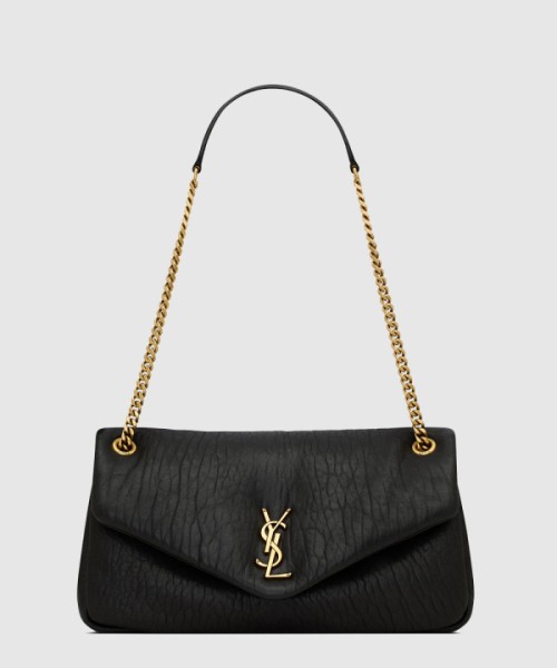 생로랑 그레인 램스킨 소재의 CALYPSO 미디엄백 800916