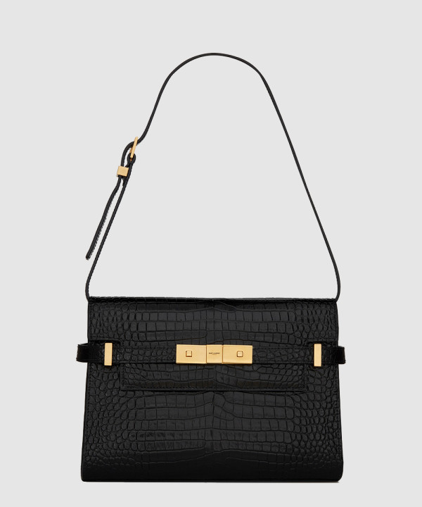 생로랑 맨하탄 숄더백 크로커 스몰 675626