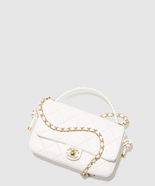 샤넬 핸들 장식의 플랩백 AS5317