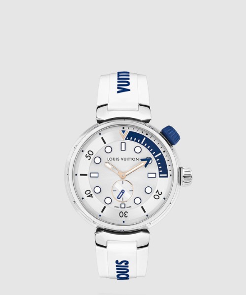 루이비통 땅부르 스트리트 다이버 워치 39.5 QA124A