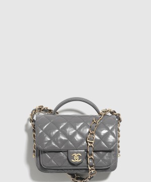 샤넬 핸들 장식의 미니 플랩백 AS4992