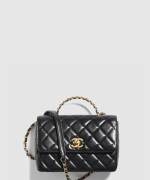 샤넬 스몰 핸들 플랩백 AS3908