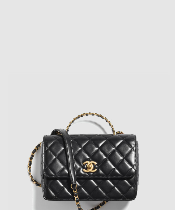 샤넬 스몰 핸들 플랩백 AS3908