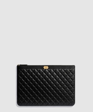 샤넬 보이 클러치 라지 A84407