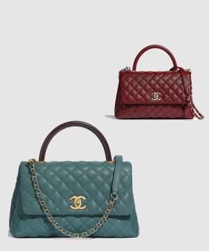 샤넬 코코핸들 미듐 인기색상 A92991