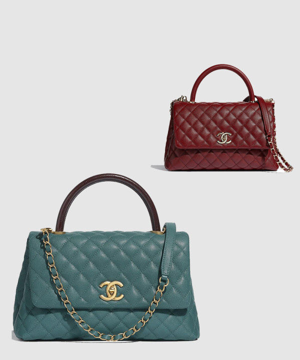 샤넬 코코핸들 미듐 인기색상 A92991