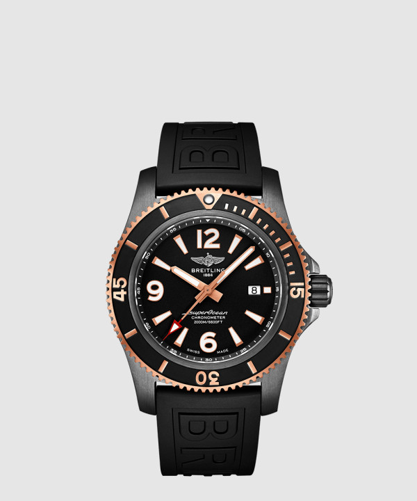 브라이틀링 슈퍼오션 오토매틱 46 블랙 스틸 U1736822