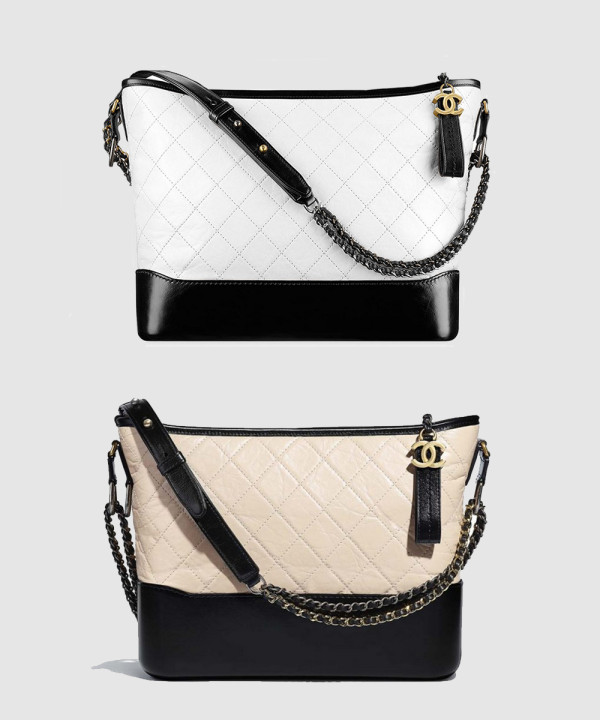 샤넬 가브리엘 호보백 미듐 투톤 A93824
