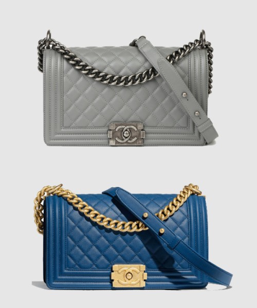 샤넬 보이백 램스킨 미듐 인기색상 A67086