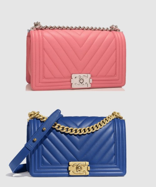 샤넬 쉐브론 보이백 램스킨 미듐 인기색상 A67086