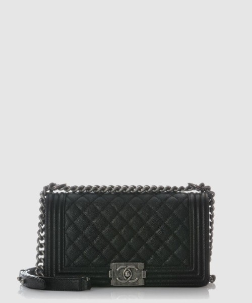 샤넬 보이백 캐비어 미듐 A67086