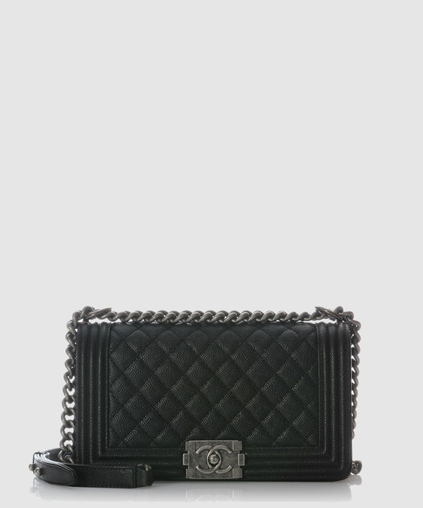 샤넬 보이백 캐비어 미듐 A67086