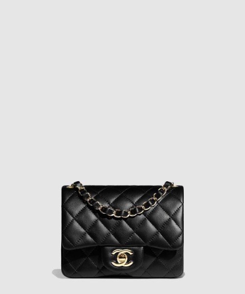 샤넬 클래식 램스킨 쁘띠삭 A35200