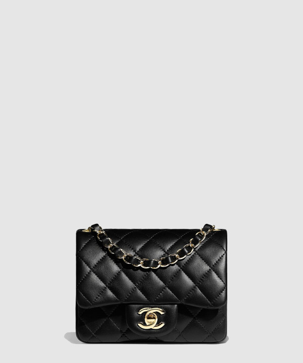 샤넬 클래식 램스킨 쁘띠삭 A35200