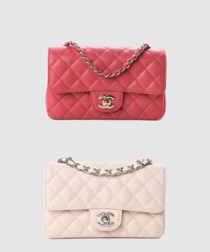 샤넬 클래식 캐비어 뉴미니 샴페인골드 A69900