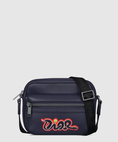 디올 Rider 2.0 DIOR AND KAWS 미니 지퍼 메신저백 2ESWS