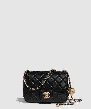 샤넬 클래식 골드볼 쁘띠삭 AS1786