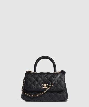 샤넬 코코핸들 스몰 샴페인골드 A92990