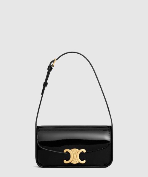 셀린느 바니시 카프스킨 숄더백 118313