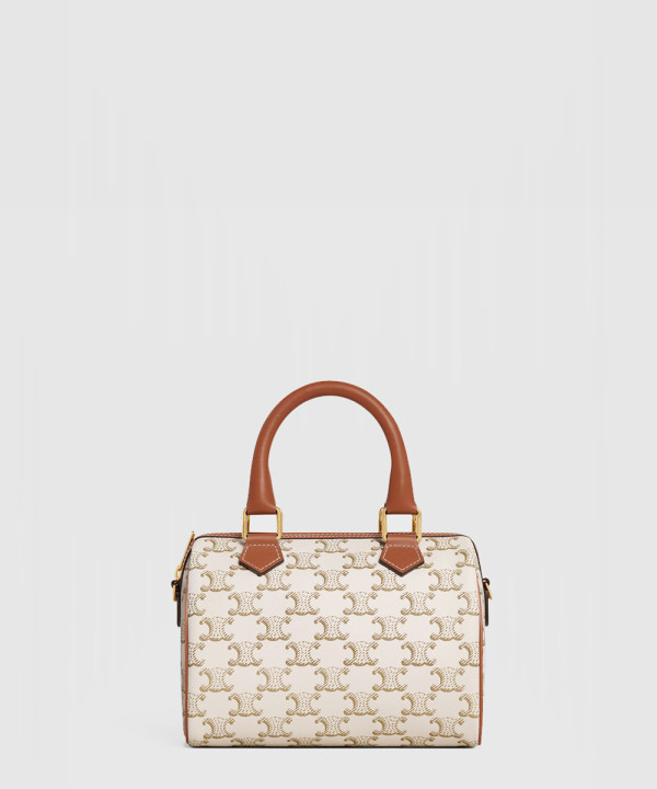 셀린느 스몰 로고 엠보 소가죽 보스턴백 113772