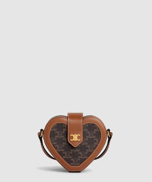 셀린느 트리오페 하트 크로스백 198212