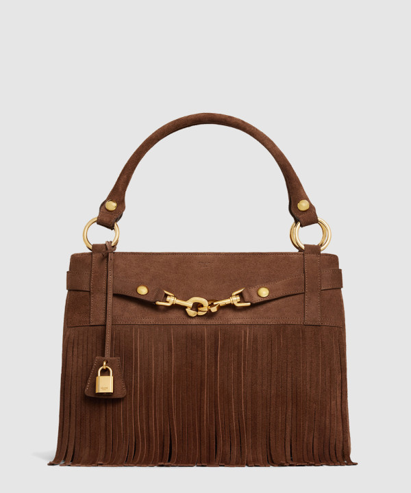 셀린느 미듐 프린지 토트백 114113