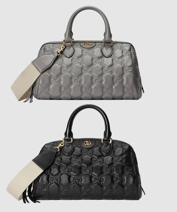 구찌 GG 마몽 마틀라세 미듐 토트백 702242