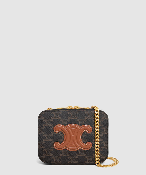 셀린느 퀴르 트리오페 체인 박스 10L052