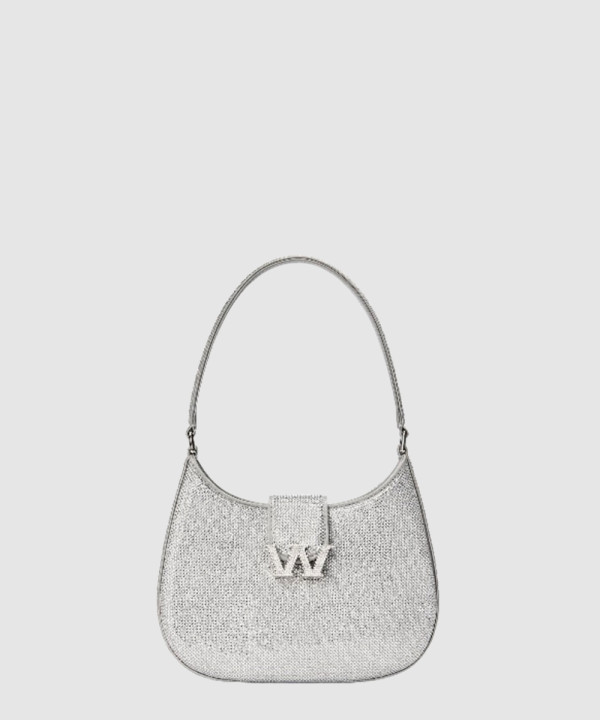 알렉산더왕 큐빅 메탈 호보백 20322R